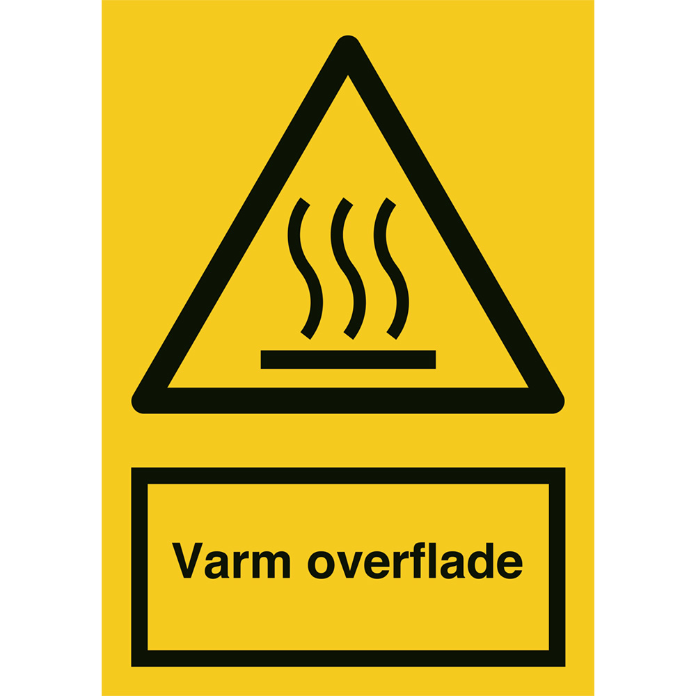 Varm overflade - Refleks Alu - 148 x 105 mm | | Dansk